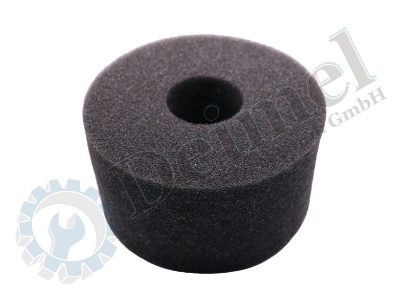 Ölbadluftfiltereinsatz aus Filterschaum, schwarz, 170×100mm, Bohrung 60mm, für Steyr Traktore