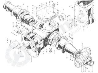 Grafische Übersicht, Ersatzteilliste T 80, T 84, T 86
