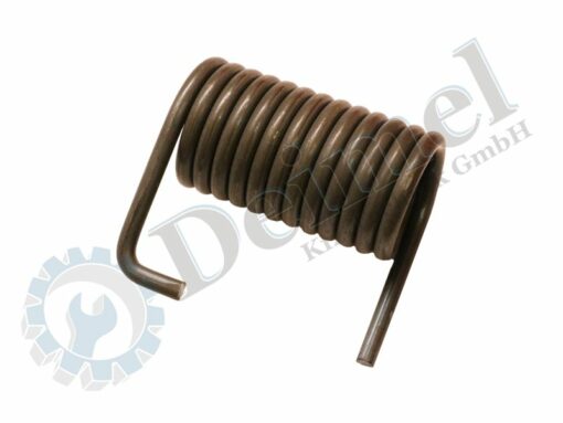 Drehfeder bei Kupplungsausrückhebel, Länge ca. 65mm, Haken nach innen gebogen