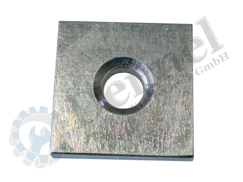 Beilagscheibe für Radgewichte, 55x57x18mm, Bohrung 22mm