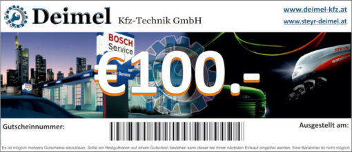 Gutschein € 100.-