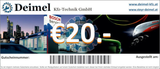 Gutschein € 20.-