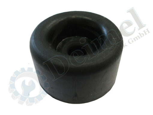 Gummipuffer, Anschlagpuffer, schwarz, Zylindrisch, 30x17 Bohrung nach innen abgesetzt 6mm