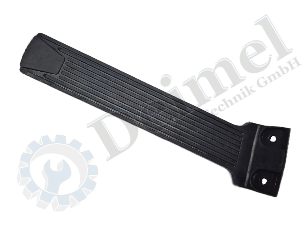 Gaspedal SK1 gummiert, schwarz